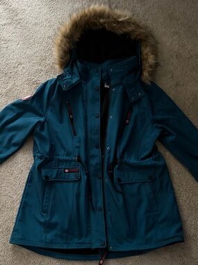 Canada Weathergear Women's Teal Ski Jacket